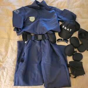 Child's Unisex Complete Law Enforcement XL  Career Costume Kids rare find